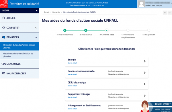 Je Demande En Ligne Une Aide Du Fonds D Action Sociale De La