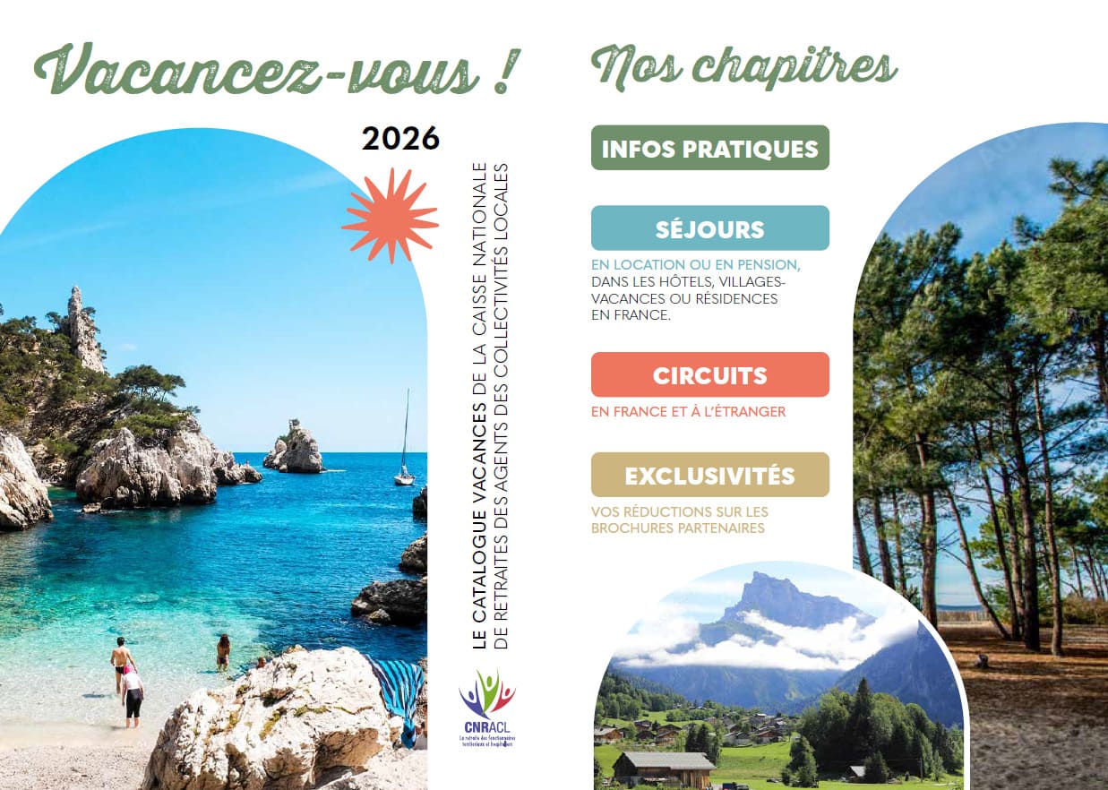 Page de couverture du catalogue vacancez-vous 2026